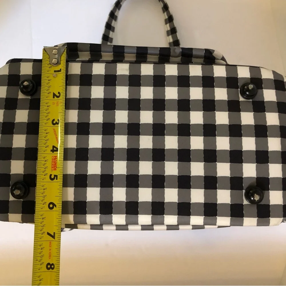 Ju-Ju-Be Black and White Gingham Baby Bag